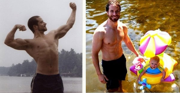 brad pilon - before and now won the easy diet plan